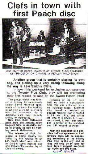 16 Sweet Peach Record release